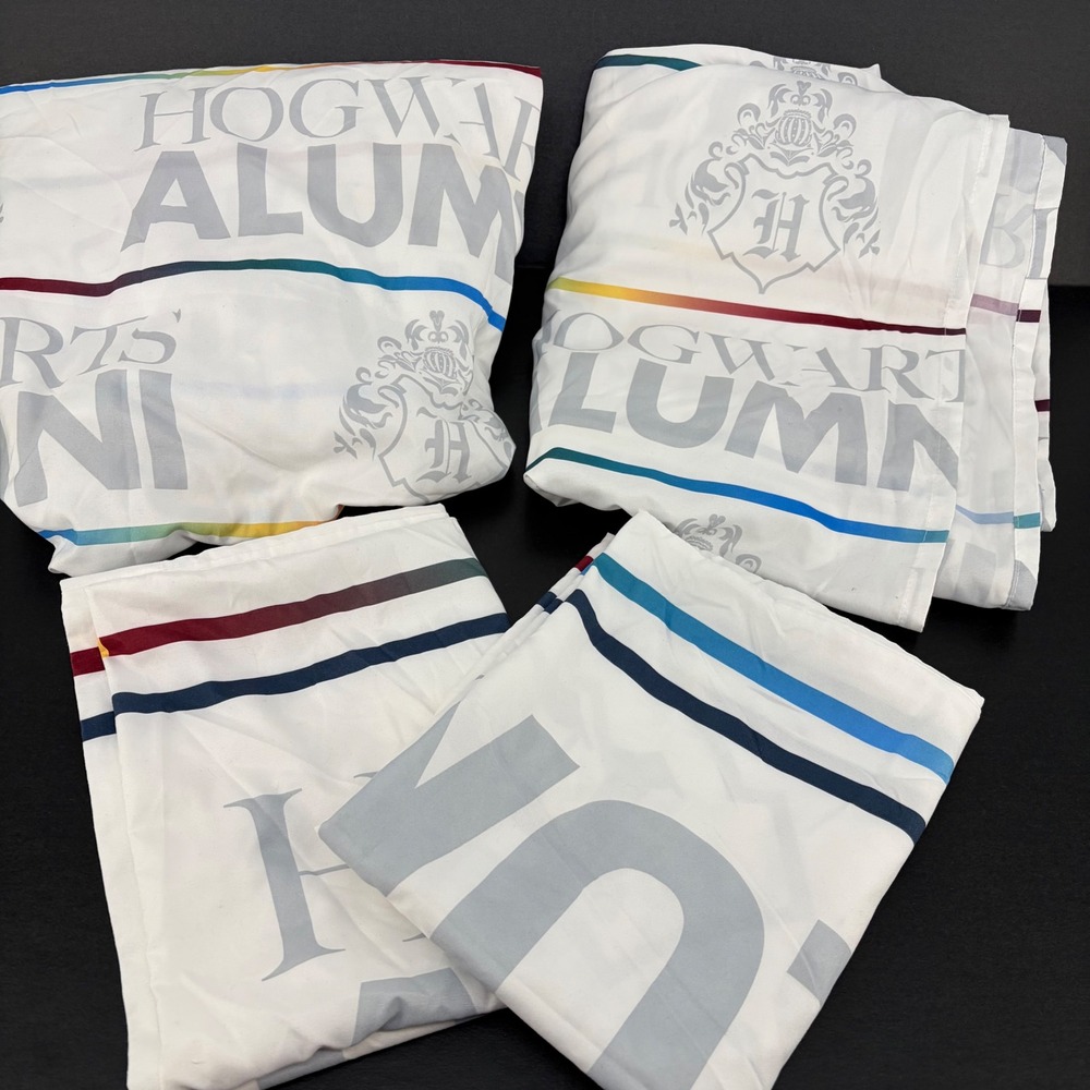 Harry Potter Sheet Set Hogwarts Alumni Full Size Geek Chic Bedding Wizarding
